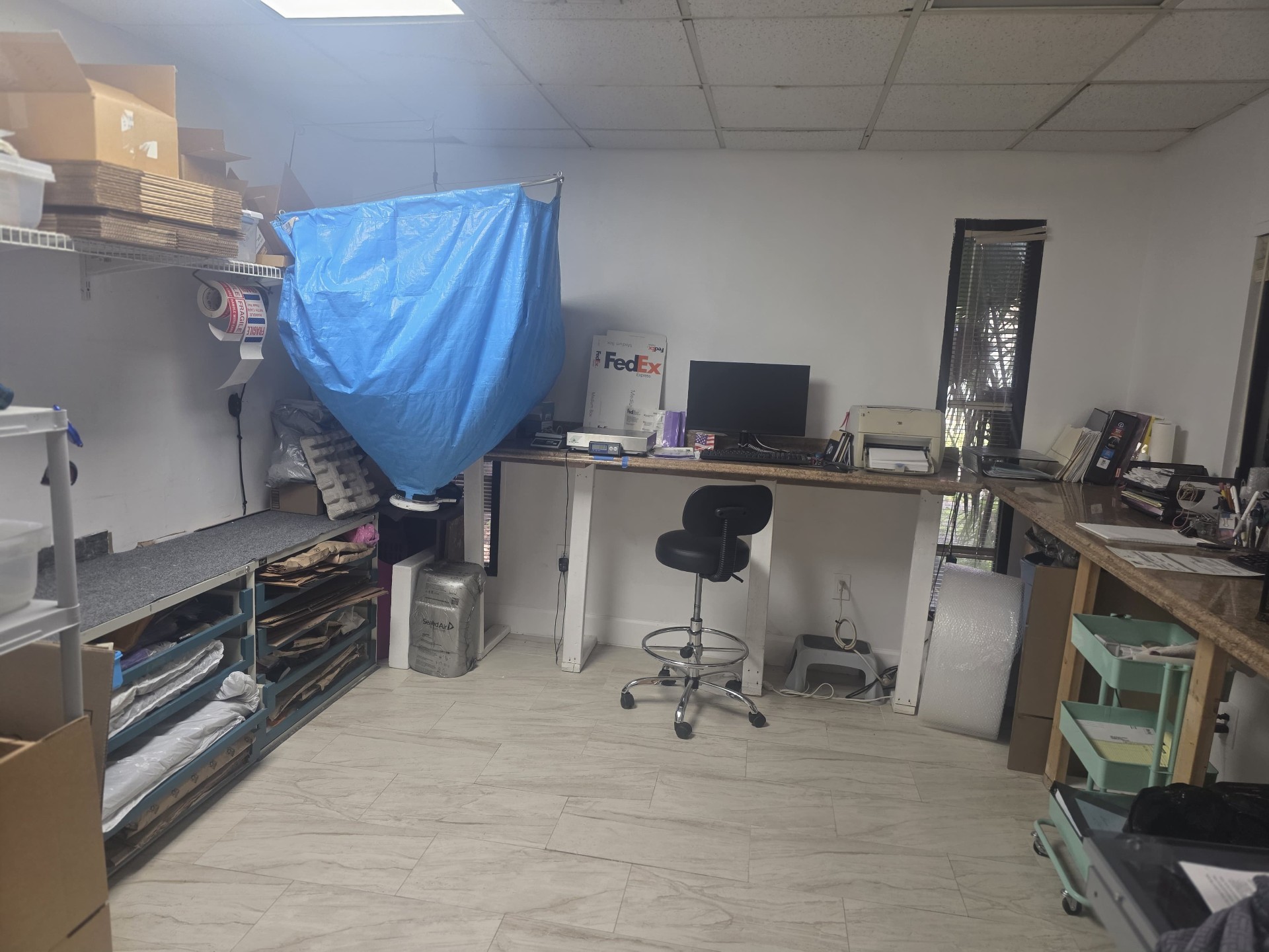 Our shipping room