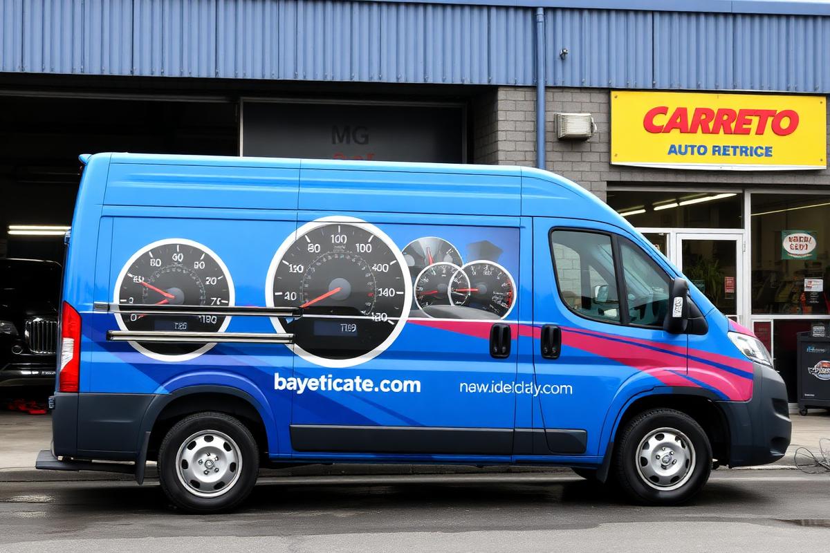 DNA Speedometers service van